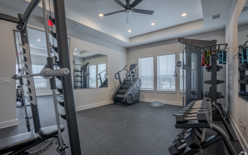 Fitness Center with Equipment